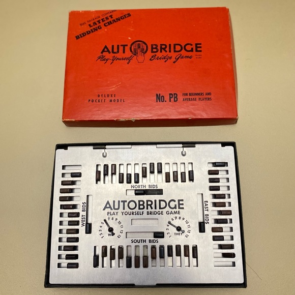 Vintage Autobridge Play yourself bridge game - Picture 1 of 4